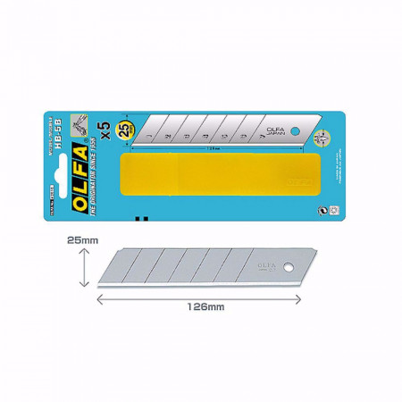 Режеща пластина, OLFA HB 5B, 5 бр.