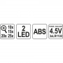 Часовникарски лупи с LED осветление YATO YT 73840, 10x, 15x, 20x, 25x