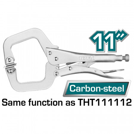 Клещи чираци заваръчни TOTAL, C-form, 280 мм