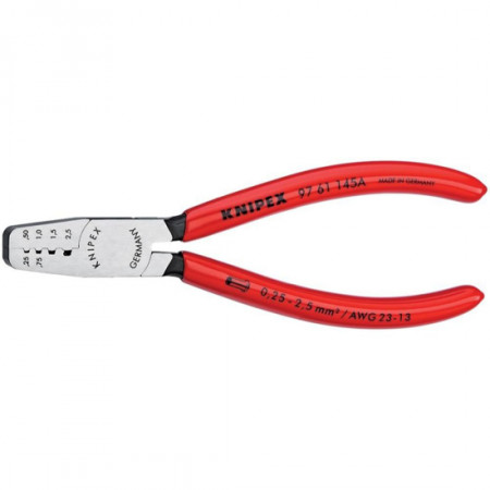 Кримпващи клещи KNIPEX, 0.25 - 2.5 мм2