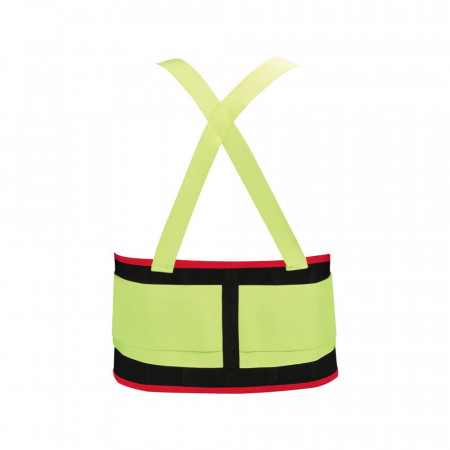 Укрепващ колан за кръст YATO, жълт