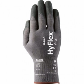 Ръкавици ANSELL, HyFlex 11-840, монтажни, черно - сиво