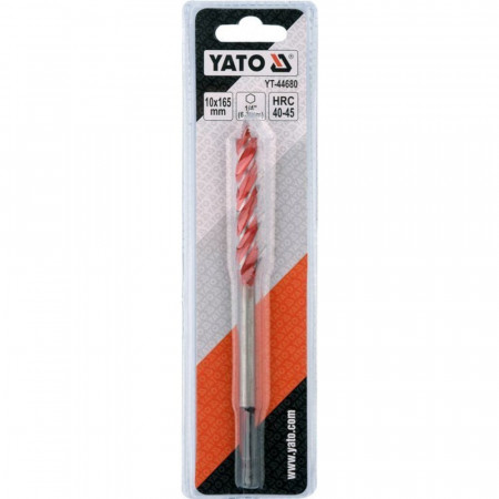 Свредло за дърво YATO, HRC, 1/4, HEX, 4 режещи ръба