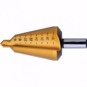 Конус свредло FORUM, HSS TiN