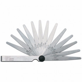 Луфтомер FORUM, 20 пластини, 0.05 - 2.00 мм