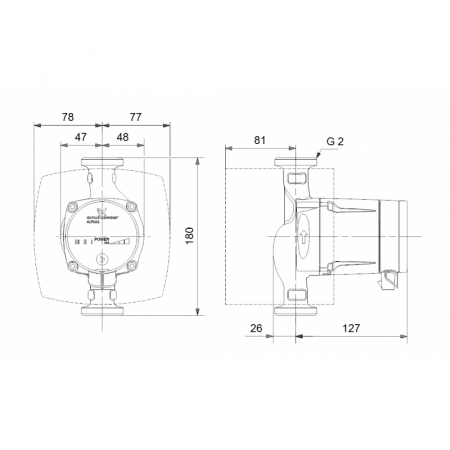 ПОМПА Grundfos ALPHA 2L  32-60/230V /95047566/