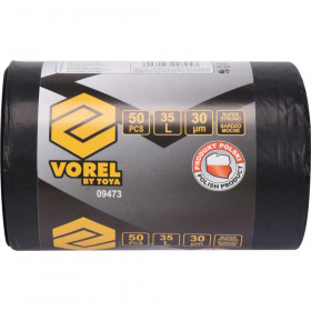 Торби за смет VOREL SUPER STRONG, 35 L, 50 броя