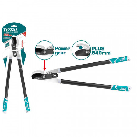 Градинска ножица за рязане на клони TOTAL Industrial, BYPASS, 760 мм