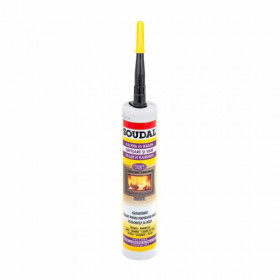 Уплътнител за пещи и камини SOUDAL, 1500 ⁰C, 280 ml
