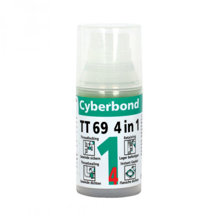 Анаеробен осигурител 4 в 1 Cyberbond, TT69 Gel, 35 гр