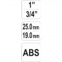 Разклонител за маркучи 3/4" и 1" YATO, TYPE"Y"