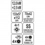 Професионално барбекю на газ 4+1, YATO YG 20011, 14.2 KW