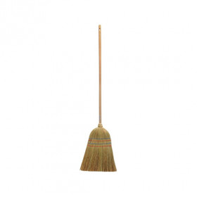 Метла от естествена слама с дървена дръжка, VOREL, 250 mm