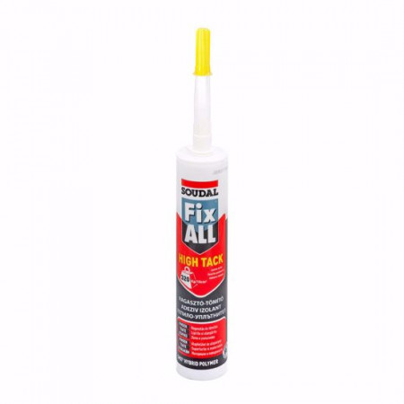 Монтажно лепило SOUDAL, Fix All High Tack, 290 ml