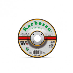 Диск за шлайфане на чугун, изпъкнал, KARBOSAN C24S