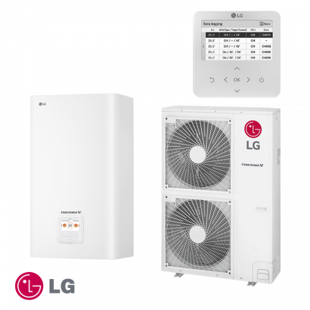 Tермопомпа LG Therma V Hydro box HN1636M.NK5 + HU143MA.U33 - трифазна