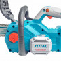 Акумулаторен верижен трион TOTAL Industrial, 12", 2x20V/4Ah