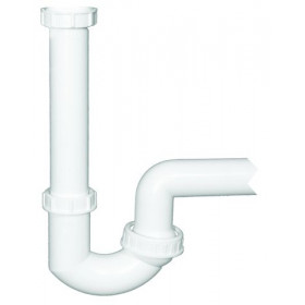 Сифон за мивка DN50x6/4", отточна тръба на шарнирна връзка