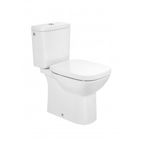 SQUARE - тоалетна чиния за моноблок, с двойно оттичане, Rimless