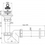 Сифон за мивка/биде PP S-образен с витло неръждаема решетка ф63х11/4″ DN40мм розетка ALCADRAIN A412-DN40