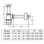 Сифон за мивка ф40х11/2 VIEGA V2 119270