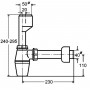 Сифон за писоар ф40мм VIEGA 112271