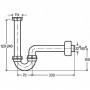 Тръбен сифон за биде ABS ф32х11/4 VIEGA V2 218980