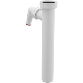 Удължител за сифон PP 11/2″ DN40 L265мм щуцер, бял ALCADRAIN A44MS