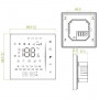 Управление за пдово отопление MS TOUCH BHT-006GAW SMART WI-FI