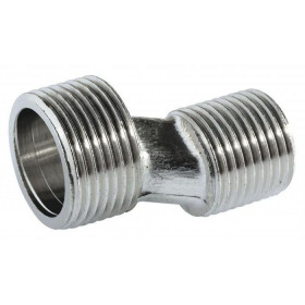 Комплект розетка от неръждаема стомана с ексцентрик 1/2"x3/4"