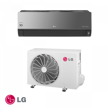 Инверторен климатик LG Artcool AC09BK NSJ + AC09BK UA3 - черен