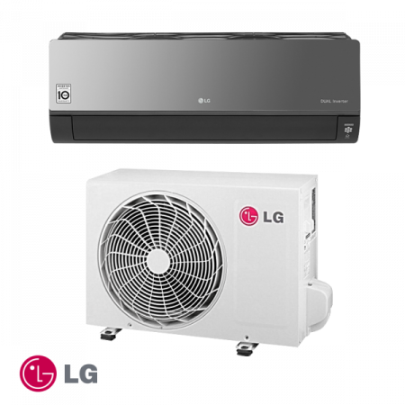 Инверторен климатик LG Artcool AC24BK NSK + AC24BK U24 - черен