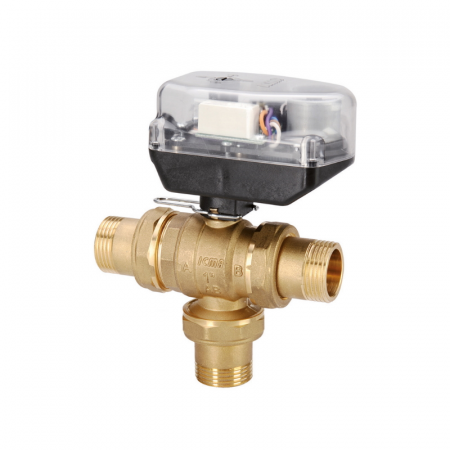 Трипътен разпределителен вентил ICMA I343 със задвижка 3/4"