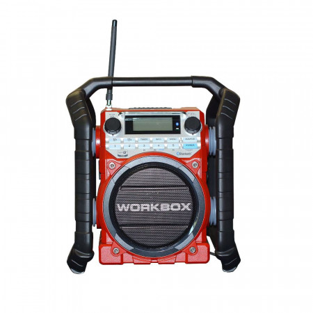 Радио WORKBOX, FM RDS, Aux-in, Bluetooth, IP 64