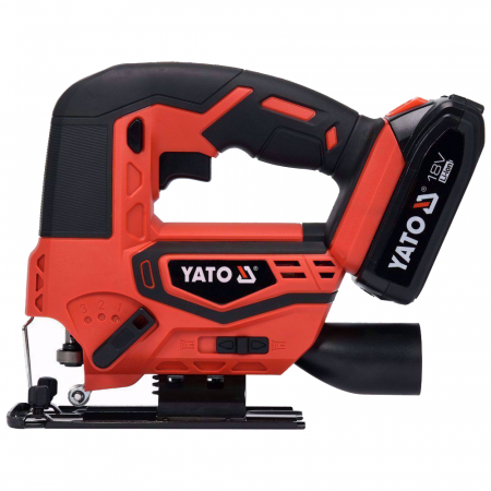 Акумулаторен прободен трион - зеге YATO 82822, 18 V, 1 х 2.0 Ah