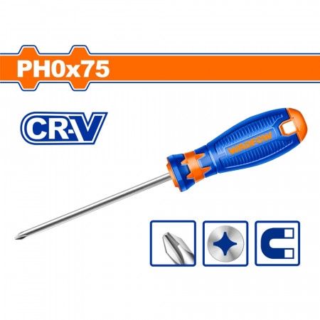 Отвертка, намагнетизирана, WADFOW, Crv, PH