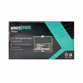 Комплект инструменти WhirlPower, 1/4", 33 части