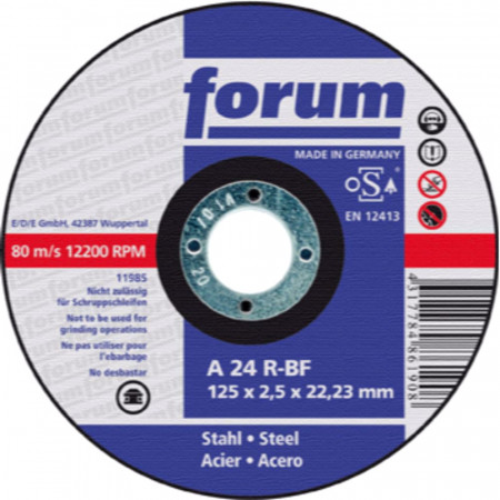 Диск за рязане на стомана FORUM A24R