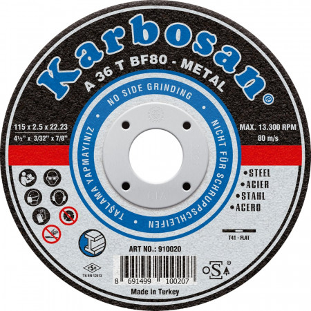 Диск за рязане на метал KARBOSAN A36T