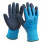 Работни ръкавици, полиестер, латекс, сини