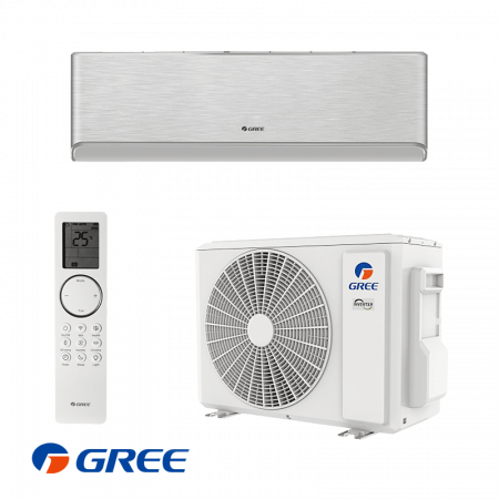 Инверторен климатик Gree Airy GWH12AVCXD-K6DNA1A - сребърен