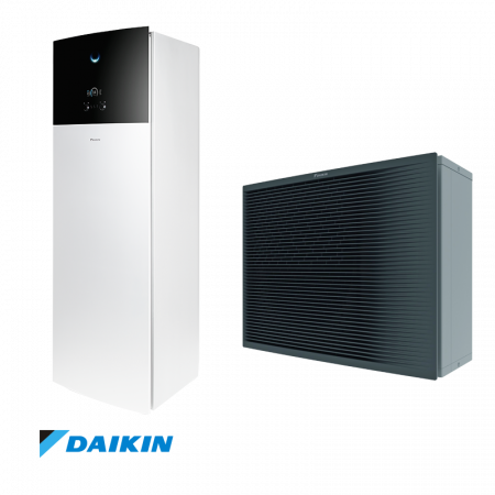 Високотемпературна термопомпа с водосъдържател Daikin Altherma ETVX16S23E9W7 + EPRA18DW1