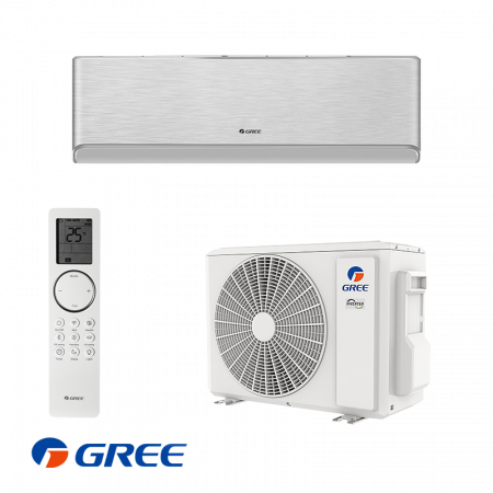 Инверторен климатик Gree Airy GWH09AVCXB-K6DNA1B - сребърен