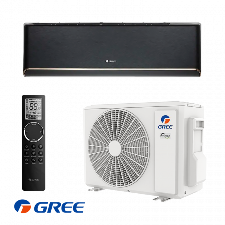 Инверторен климатик Gree Airy GWH18AVDXE-K6DNA1A - черен