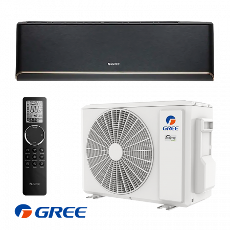 Инверторен климатик Gree Airy GWH24AVEXF-K6DNA1A - черен