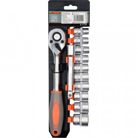 Комплект тресчотка с вложки STHOR, 1/2 ", 12 части