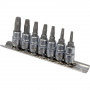 Комплект екстрактори за винтове YATO, 1/4 ", TORX, 7 части