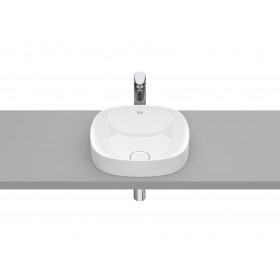 SOFT - Умивалник за полувграждане от FINECERAMIC®-Matt White