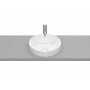 ROUND - Умивалник за полувграждане от FINECERAMIC®-Matt White