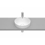ROUND - Умивалник за полувграждане от FINECERAMIC®-Matt White